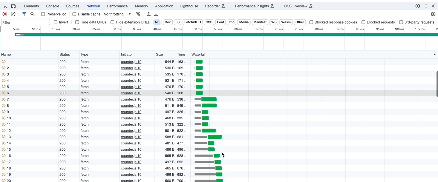 실제-100개-요청